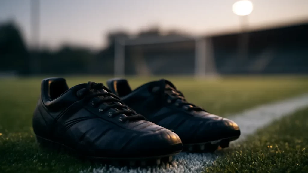 Choosing smart scales: what to trust and what to ignore Two football boots side-by-side on dewy touchline, empty stands beyond