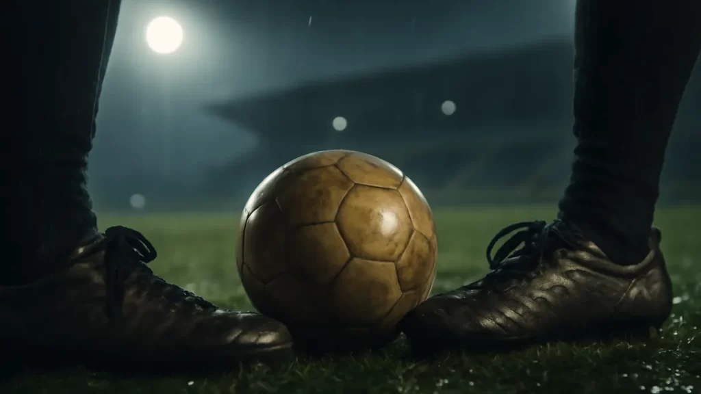 Peyton Watson trade shifts balance between Cleveland and Denver Worn ball between two pairs of scuffed boots on wet pitch at twilight